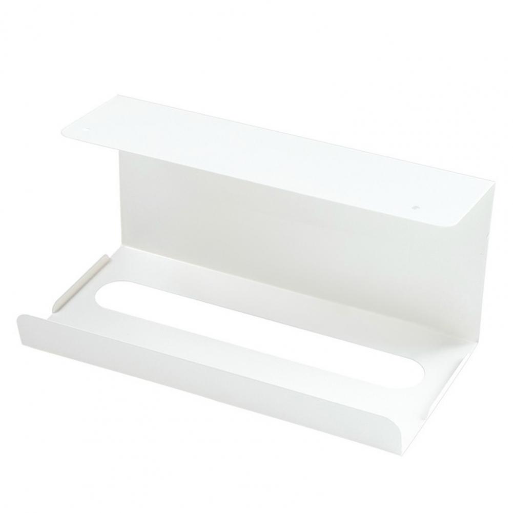 Tissue Holder Iron Rustproof Punch Free Back Hanging Tissue Shelf Paper Towel Rack Kitchen Accessories