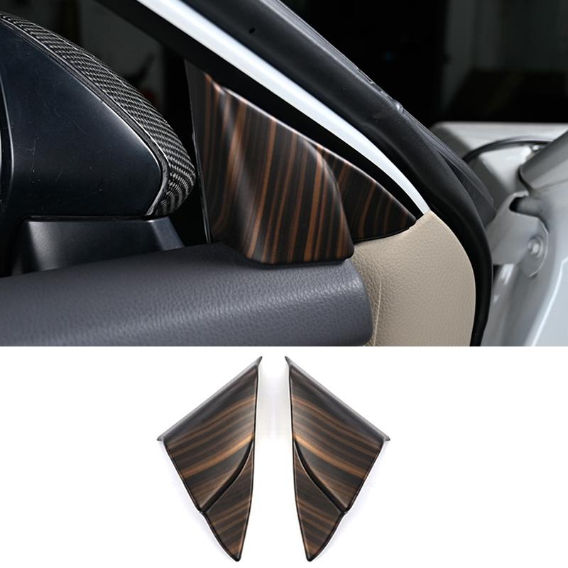 For Toyota Camry   Instrument Console Gear Water Cup Cover Air Vent Trims Car Interior Peach Wood Decoration