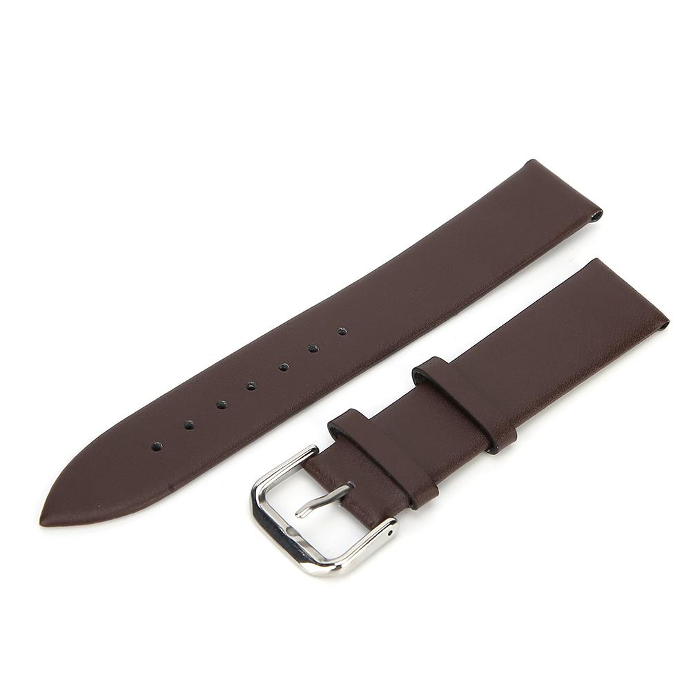 Unisex Brown 18mm Watchband Strap Replacement Watch Band Watch Accessory