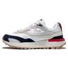 Zagato Comfortable Low Top Casual Shoes Unisex White Blue Red Korean Style 1RM02218E_077
