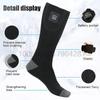 Heated Socks Winter Warm Snowmobile Skiing Heated Socks With Battery Case Outdoor Sport Thermal Heated Foot Warmer Ski Sports
