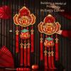Red New Year Gold Hanging Ornament Luck Large Fu Character Door Hanging Spring Festival Decorations Props
