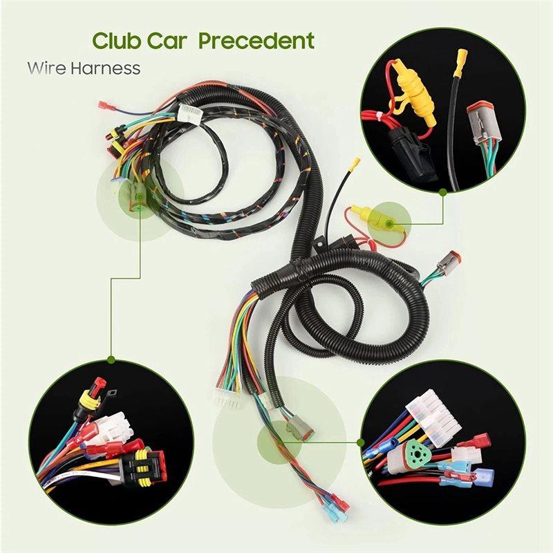 Golf Cart Replacement Main Wiring Harness For Club Car Precedent& Tempo 2014-Up Part Number 104023201