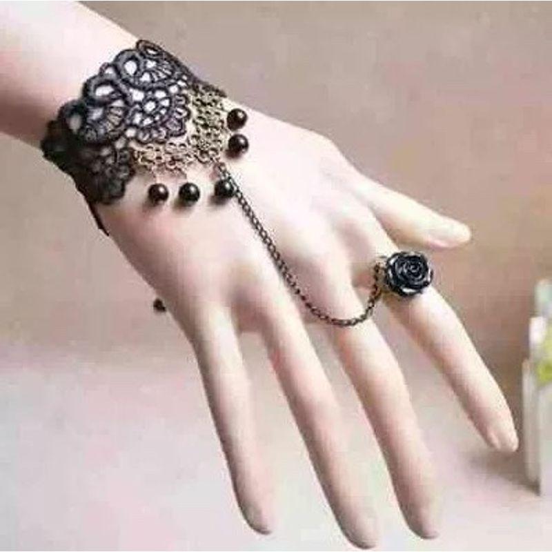 

Готическое Лолита Кружевное Кольцо Темные Аксессуары Reunion