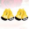 4Pcs Non-Slip Cotton Pet Socks Skin-Friendly Comfortable Dog Socks Puppy Footwear Large Stretch Protect Cold Snow Ice