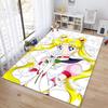 Cute cartoon theme Sailor Moon Tsukino Usagi cartoon rug Multifunctional household anti-slip decorative door mat, outdoor floor mat, and carpet Y14