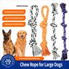 Hot-selling Bite-resistant Chewing Interactive Teeth-cleaning Large Dog Cotton Rope Luxury Cute Pet Toy In Stock