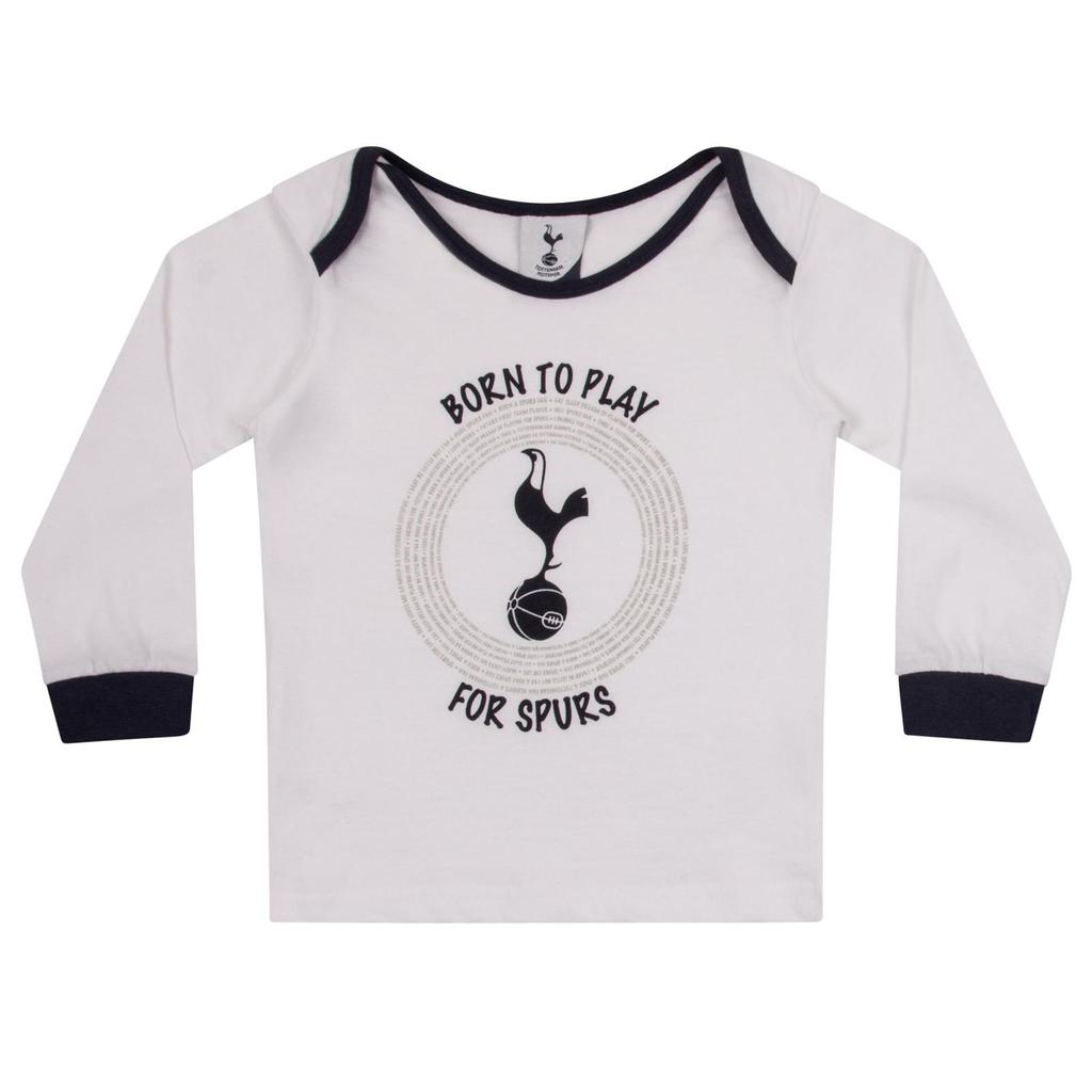 Tottenham Hotspur FC Baby Boys Born To Play Long Pyjama Set