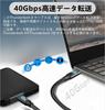 LpoieJun 1m Thunderbolt 4 Compatible USB 4 Cable PD240W Fast Video Thunderbolt 3 and Backward Compatible Thunderbolt 4 Cable Compatible with Game and