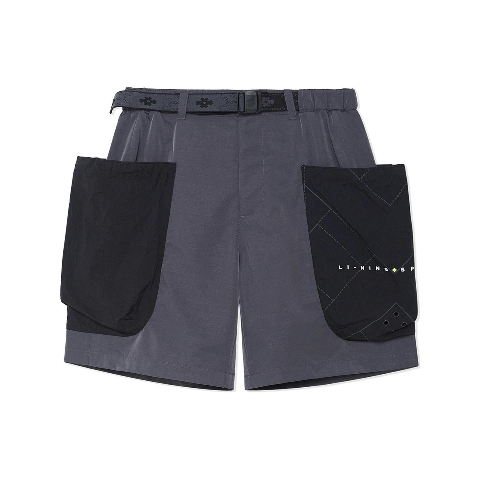 Li Ning Casual Shorts Men s Earth Surface Gray AKSSA85-1 M