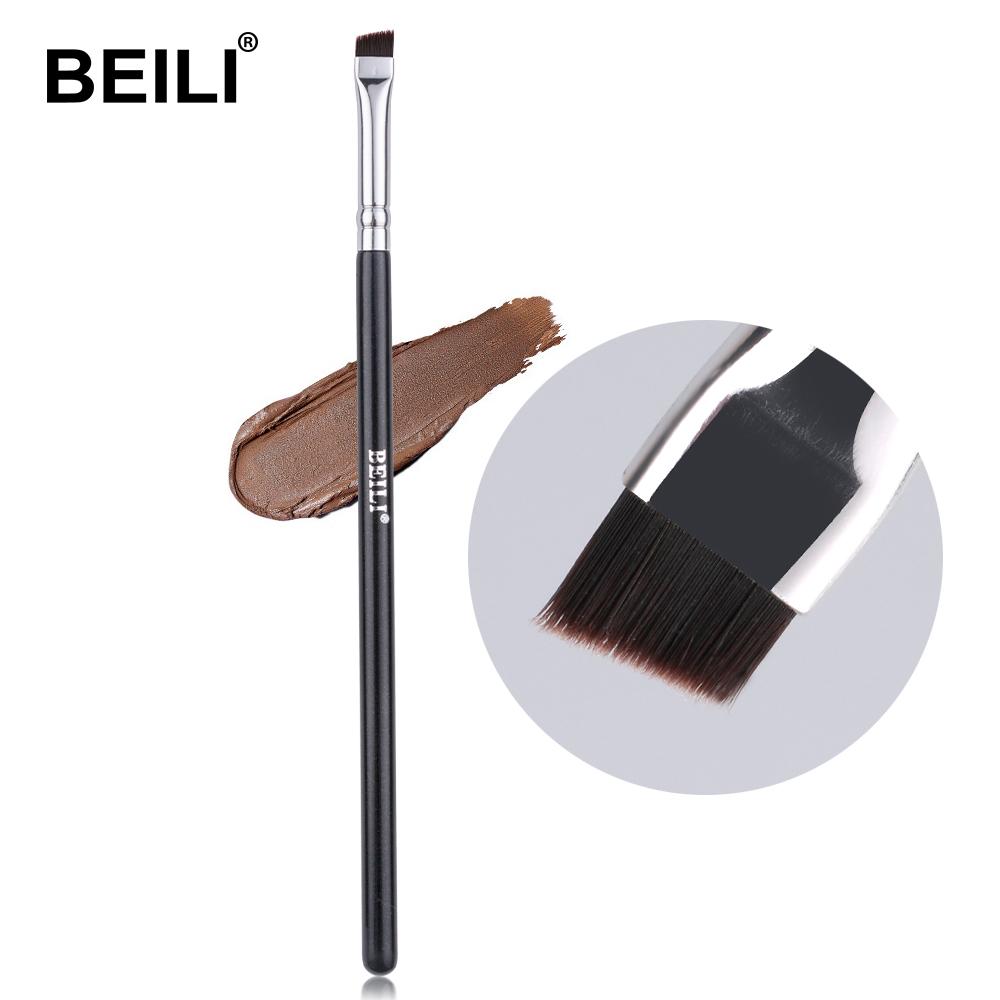 BEILI Ultra Thin Eyebrow Makeup Brush Set For Professional Eyeliner Eyelash Concealer Detail Brushes Make up Beauty Product