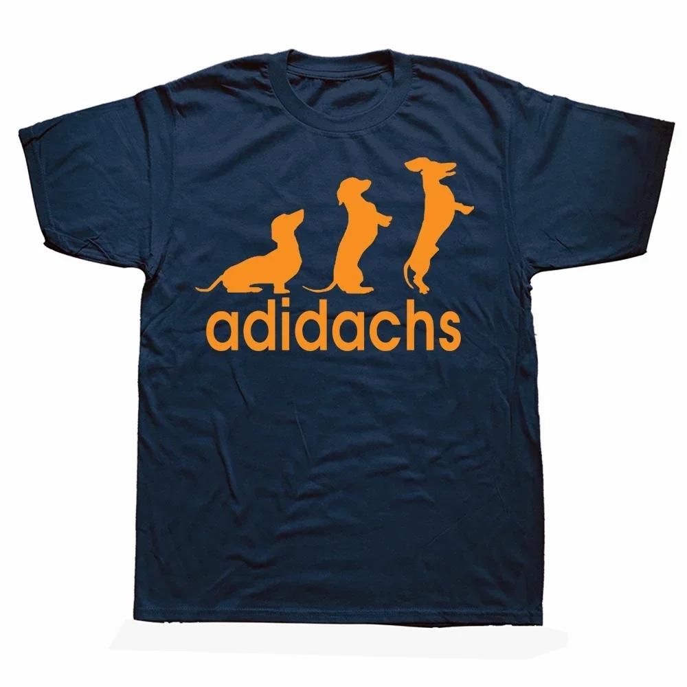 Summer Style Graphic Cotton Streetwear Short Sleeve Birthday Gifts T-shirt  Adidachs Funny Daschund Dog T Shirts  Mens Clothing