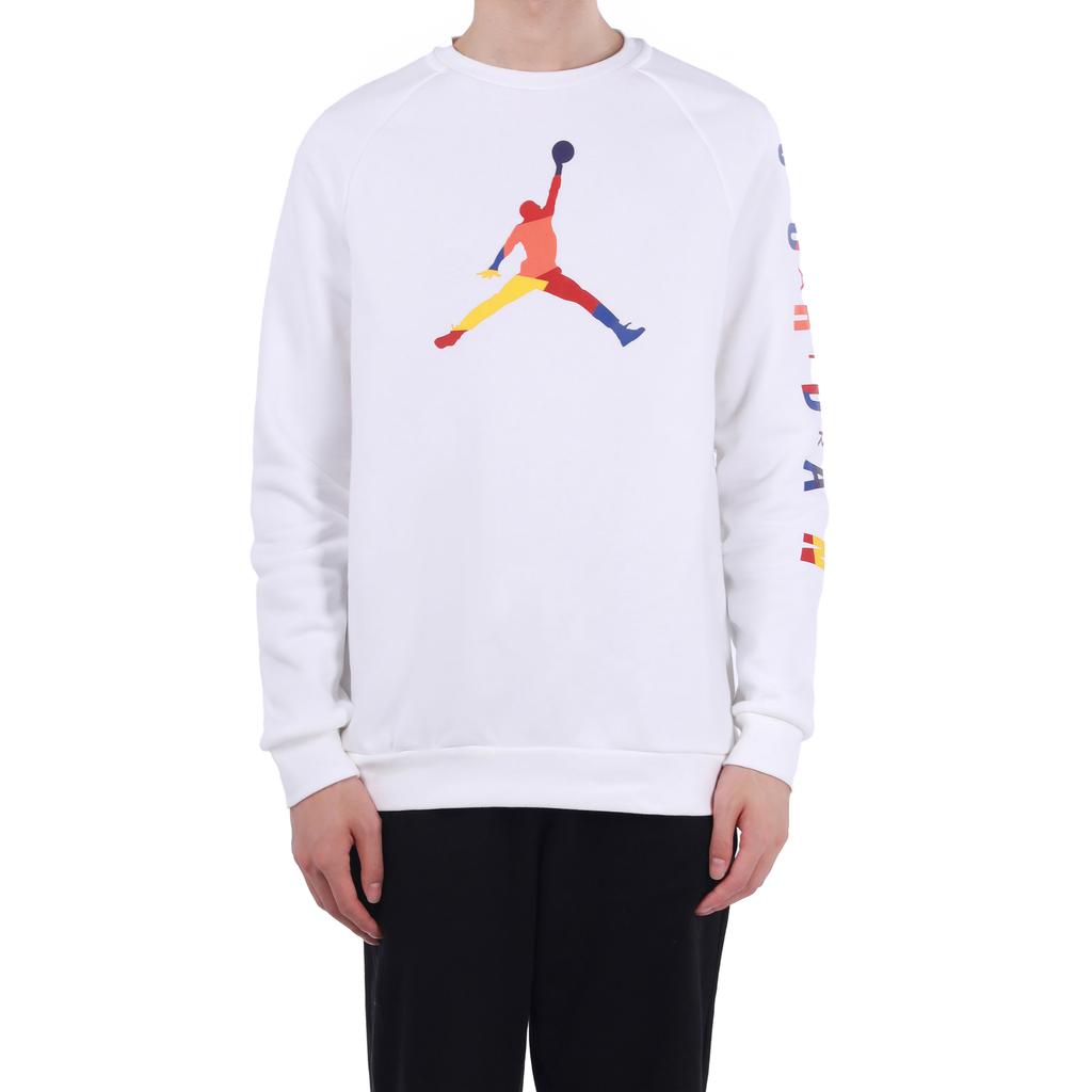 Jordan DNA Crew Neck Sweatshirt Men Tops White DA6729-100