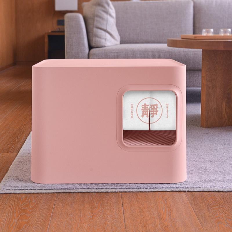 

Кошачий туалет полностью закрытый анти-брызг туалет для домашних животных дезодорант таз для средних и маленьких кошек cats within 6kg