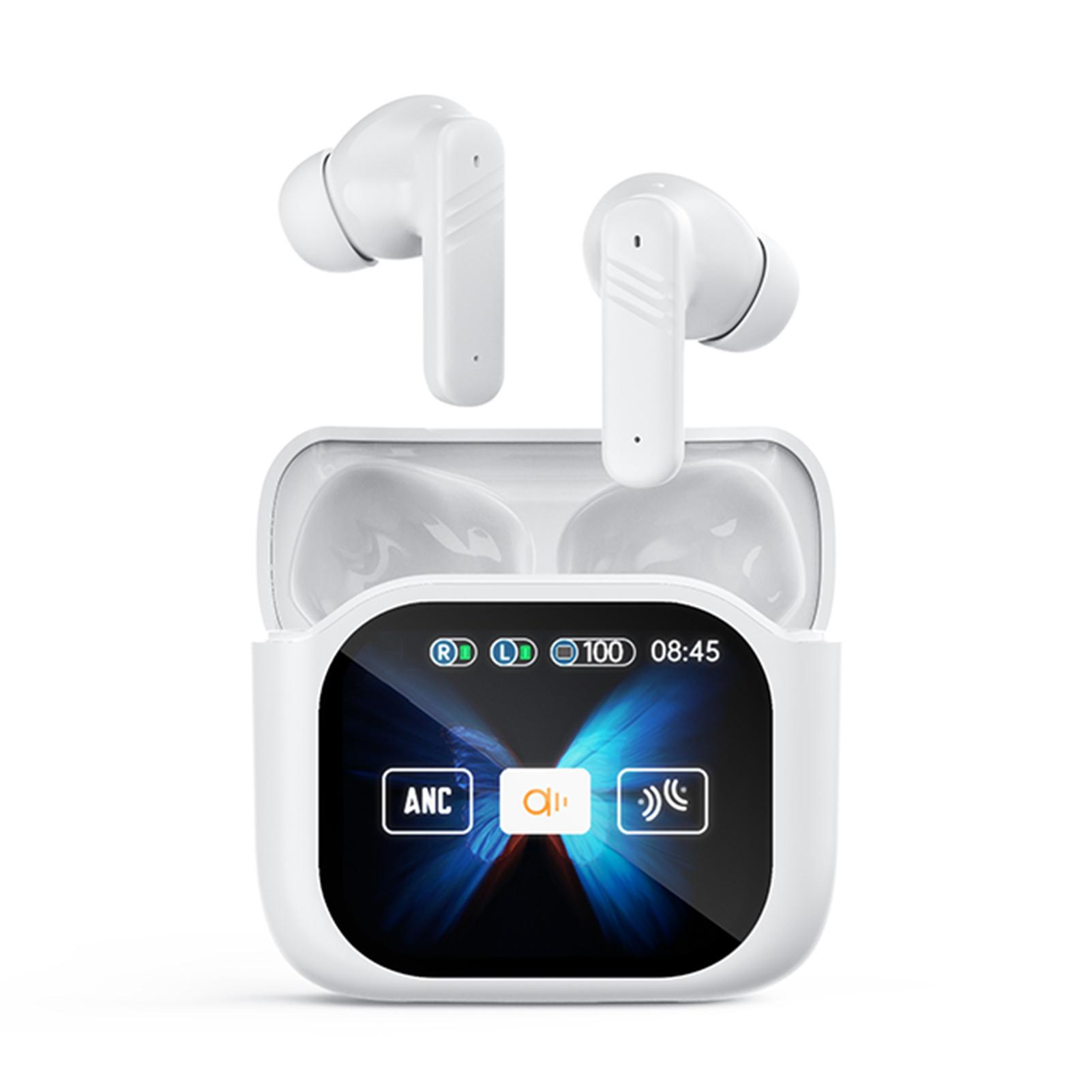 

AI Translation Wireless Earbuds with Full Color Charging Case, 5.4 Music Headphones, ANCCelsiusENC Noise Cancelling, Touch Control