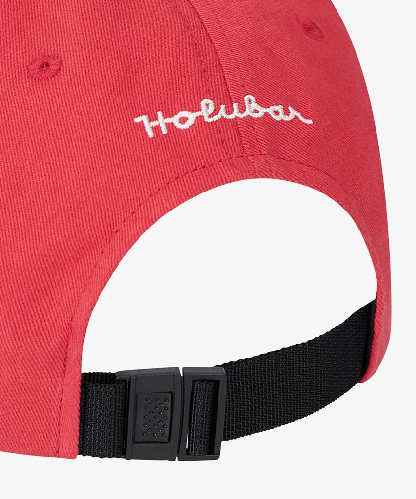 Holluba 6P Logo Cotton Cap Red