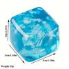 Squishy Ice Cube Fidget Toys, Stress Relief Ball For Adults Kids Anxiety, Sensory Toys For Autism Adhd, Easter Christmas Gift