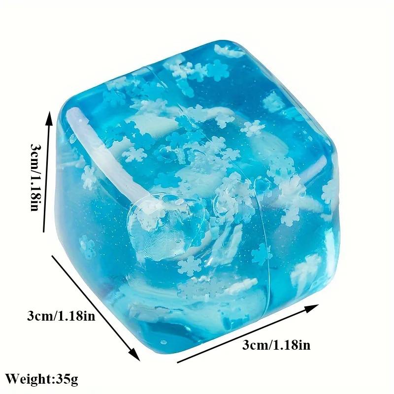 

Squishy I Cube Fidget Toys, Stress Relief Ball for Adults Kids Anxiety, Sensory Toys for Autism ADHD, Easter Christmas Gift