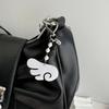 Elegant Angel Wing Keychain Sturdy Acrylic Key Chain Adornment For Keys Bags And Fashion Accessories