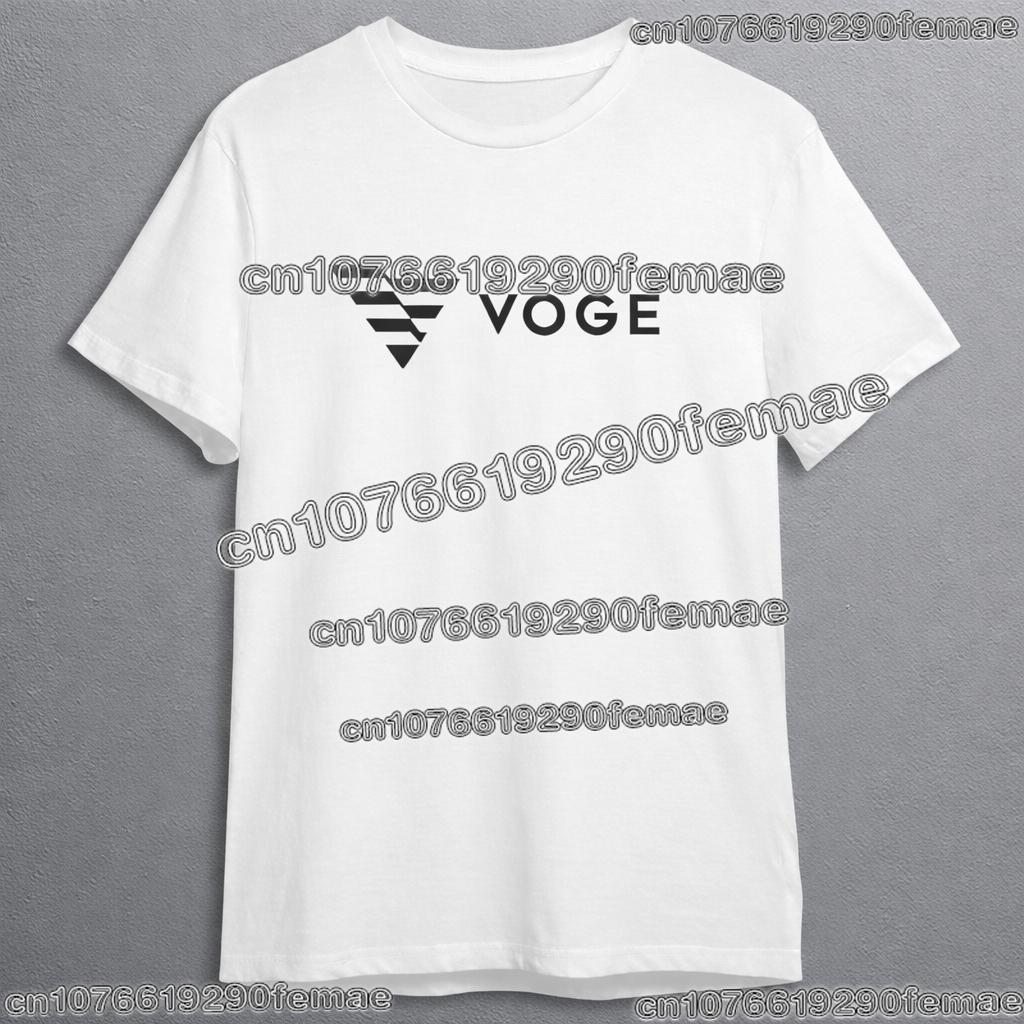 New VOGE Motorcycle Racing Rider Graphic Premium Cotton T Shirt Casual Outdoor Street Riding Breathable Comfortable Sports Top