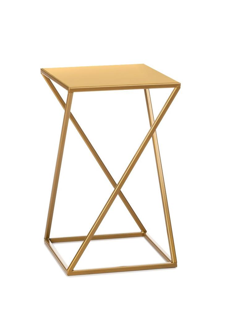Kwietnik Stojący Złoty 40 Cm Nowoczesny