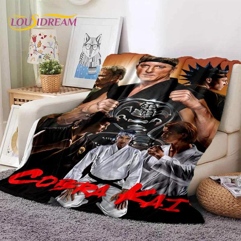 3D Cobra Kai Classics TV Amanda Karate Soft Flannel Blanket for Beds Bedroom Sofa Picnic,Throw Blanket for Cover Outdoor Leisure