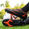 New Outdoor Men Soccer Shoes Adult Cleats Long Spikes Football Boots Training Sport Footwear Sneakers Non Slip Training Unisex