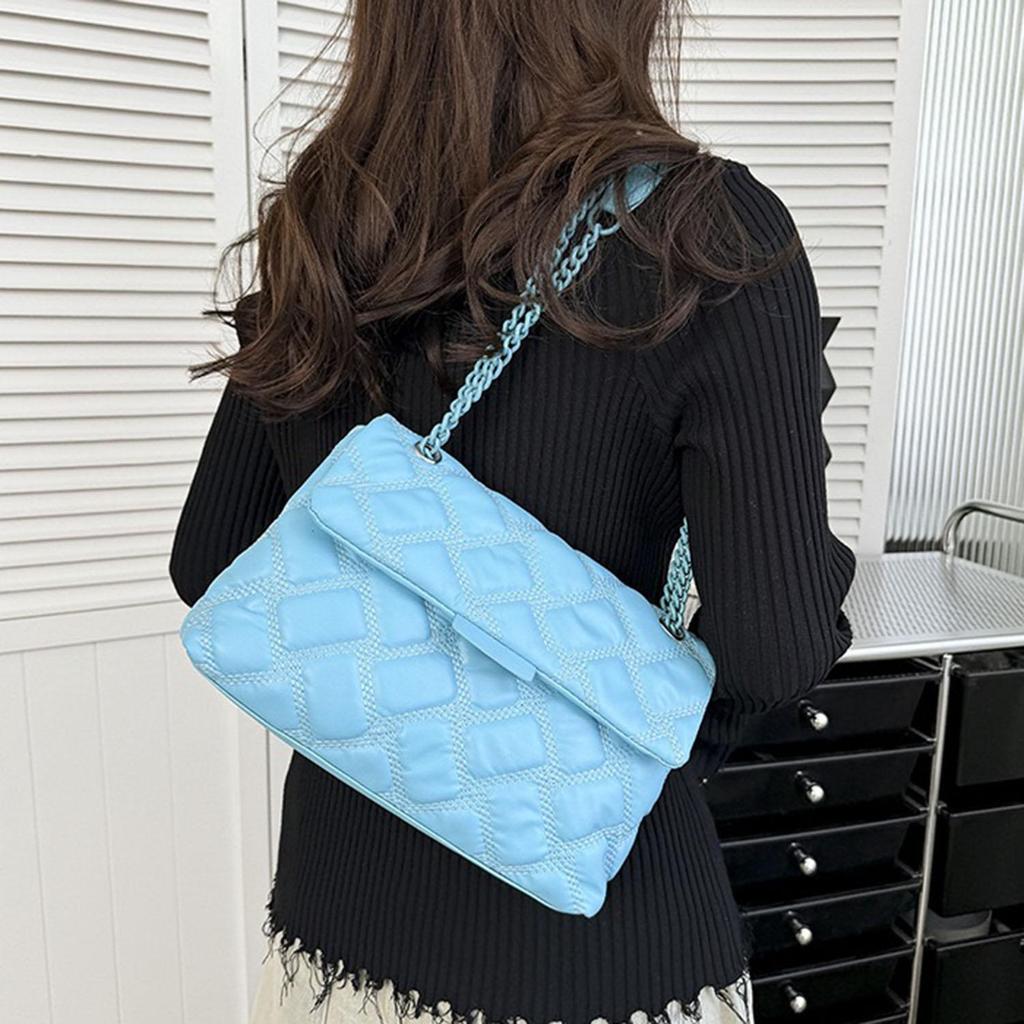 Damestas van KG Sewing Fashion met ketting, schoudertas, crossbodytas van PU-leer.