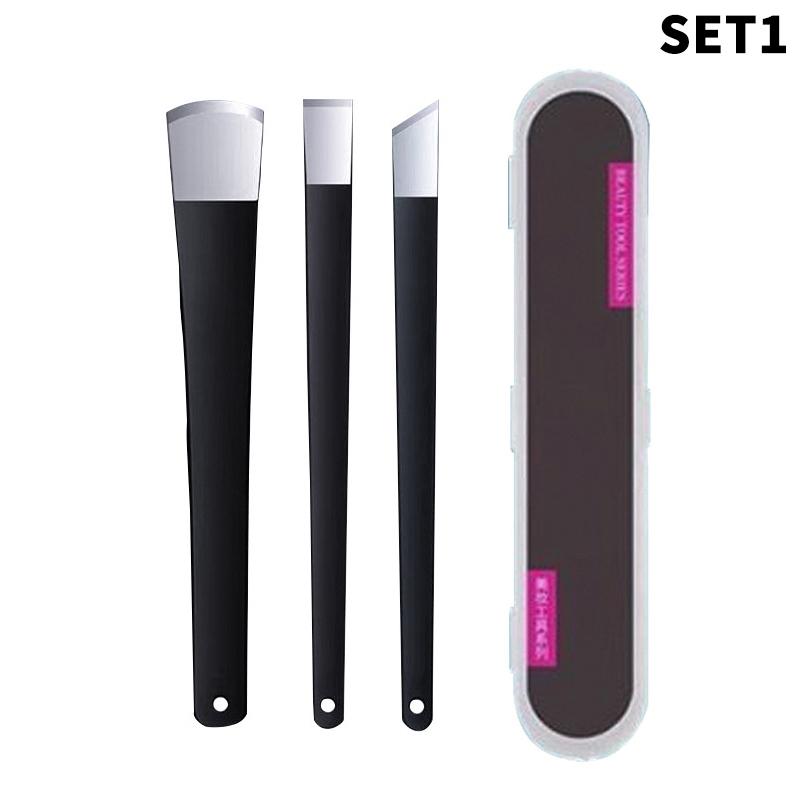 Sada nožů na pedikúru s nástroji na zastřihování nehtů k odstranění odumřelé kůže Škrabka na domácí opravu artefaktů v rýhách nehtů na nohou