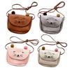 Children Shoulder Bag Mini Cat Ear Messenger Bags Simple Small Square Bag Kids Key Coin Purse