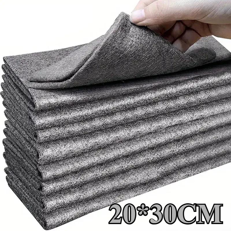 Thickened Magic Cleaning Cloth Microfiber Glass Clean Towel Reusable Washable Lint-free Cleaning Rags for Kitchen Glass Car