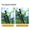 Outdoor Camping Carbon Steel Tent Peg Set – Windproof Ground Anchors for Beach and Canopy Fixing