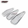 ABS Car Exterior Front Hood Air Vent Frame Stickers & Rear Spare Tire Side Panel Cover Trim For Toyota FJ Cruiser XJ10 2006-