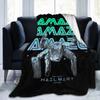 Project Hail Mary Amaze Eridani-Rocky Flannel Blanket Neon Portrai Funny Throw Blanket Sofa Bedding Lounge Super Soft