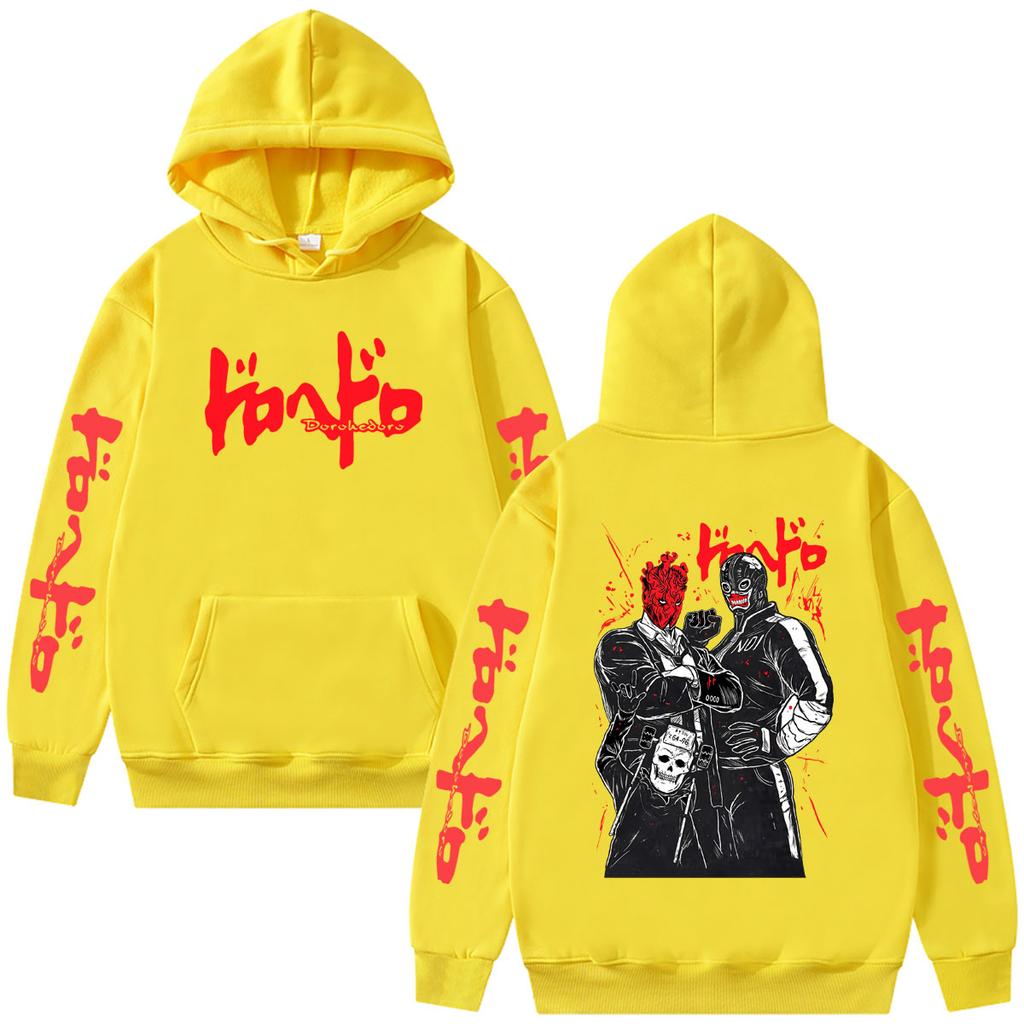 Anime Dorohedoro Noi Shin Hoodie Cool Kaiman Gothic Horror Hooded Sweatshirt Men Women Manga Oversized