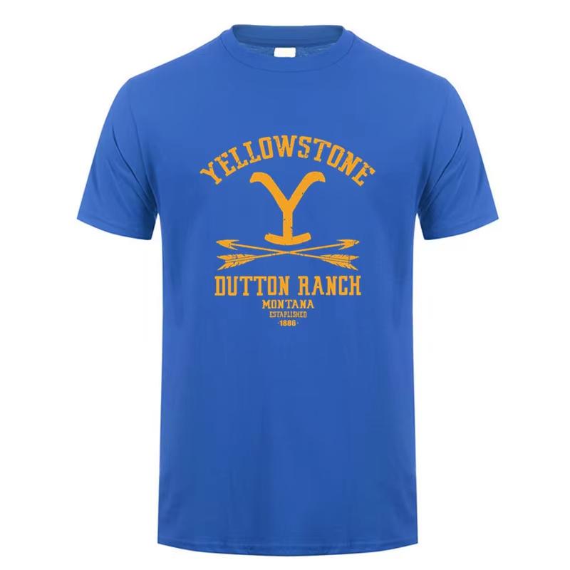 Yellowstone Dutton Ranch Tshirt Yellowstone Graphic Tshirt 2026 Summer Unisex Unisex Cotton Funny TShirts Street Wear Y2K Tshirt
