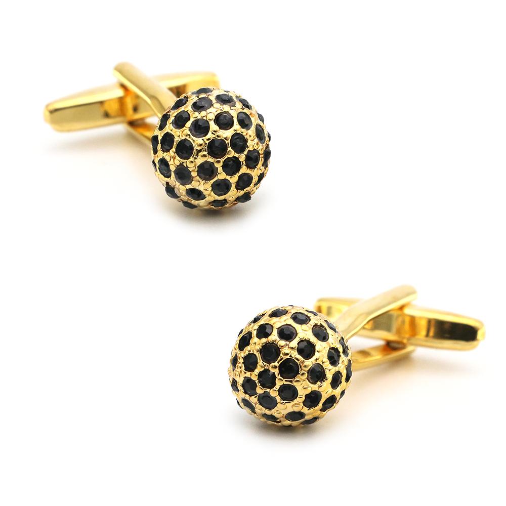Igame Crystal Cuff Links Quality Brass Material Stone Cufflinks For Wedding Men