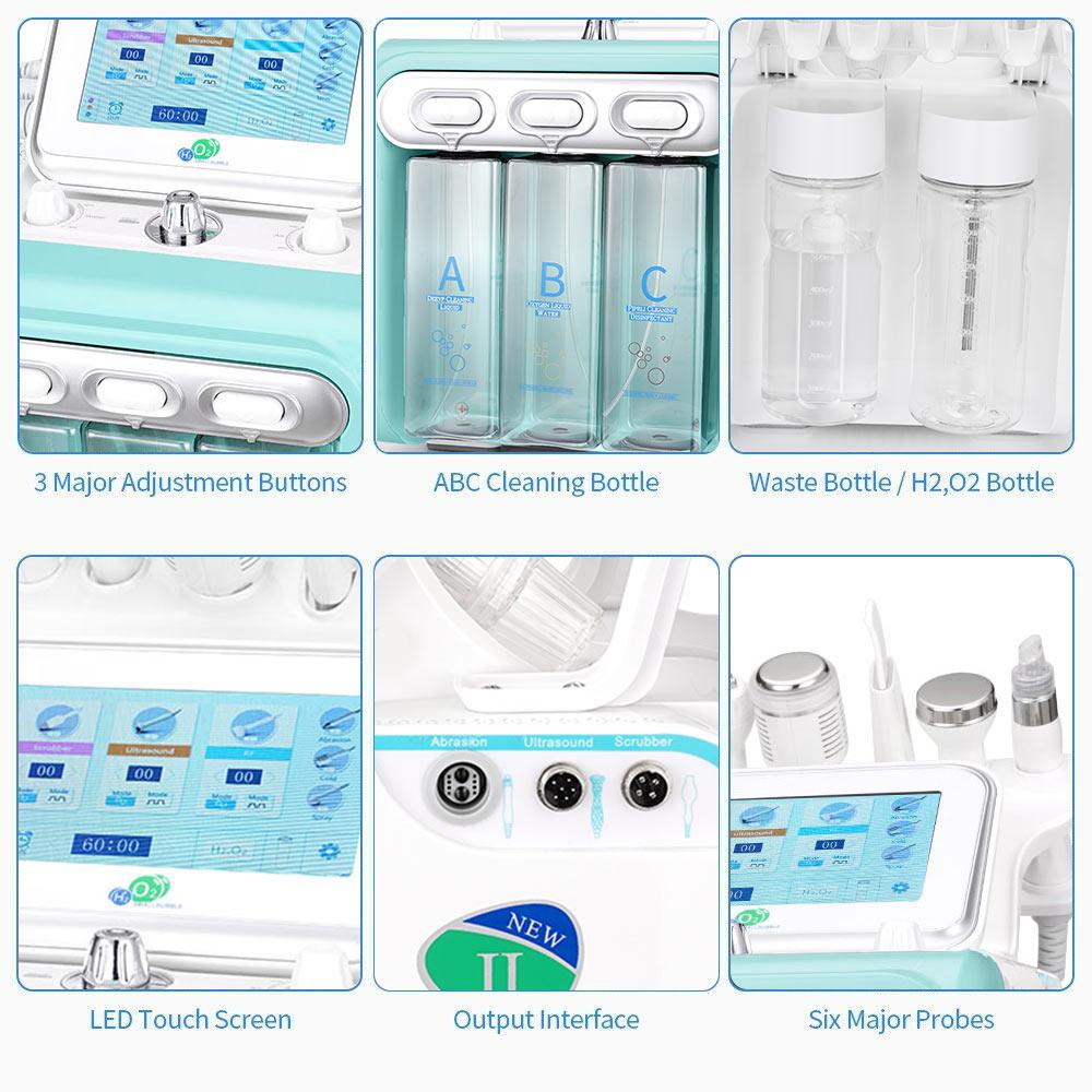 6 In 1 Hydro Dermabrasion Microdermabrasion Facial Peeling Deep Cleansing Machine