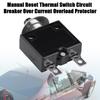 5A Manual Reset Thermal Switch Circuit Breaker Over Current Overload Protector