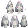 Flower Studded Bridal Veil for Bride To Be Gift, Bridal Shower, Wedding Veil