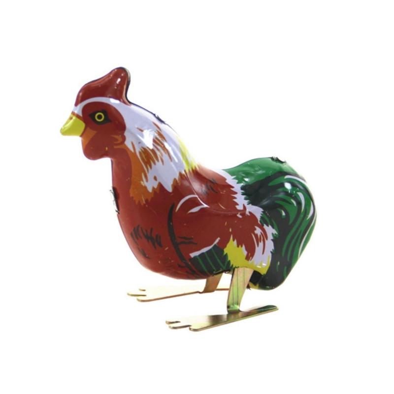 Collectible Rooster Pecking Wind Up Toy Prank for Boys and Girls Mechanical Toy Chicken Toy Birthday/Christmas