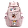 One Piece King Printed Backpack Elementary School Students Junior High School Students High School Students Large Capacity School Bag