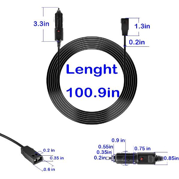 

720105-1 12V DC Port Power Cord for Helix All 7/5/8/9/10/12/15 and ICE Helix Products