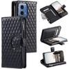 Style 013 for Motorola Moto G85 5G/S50 Neo 5G Case Rhombus Leather Zipper Phone Cover