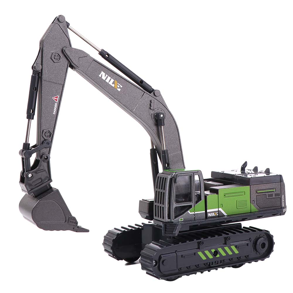 Alloy Diecast Engineering Car Model Bulldozer Forklift Simulation Crane Truck Toys 1:50 Scale Collection Vehicle Excavator