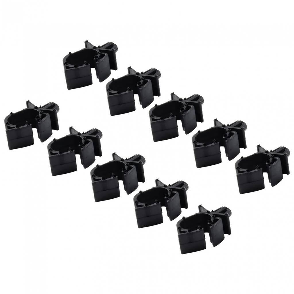 10Pcs Wiring Fasteners 11mm/0.43inch Black Dustproof