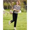 Pasture Mom's Summer Fashion Versatile Lapel Short Sleeve Set