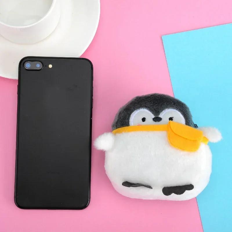 Borsa a Spalla Pinguino Piccolo Pinguino Kawaii Peluche Portafoglio Morbido Pinguino Peluche Portamonete Ragazze Amanti Regali di San Valentino Piccolo