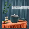 Electric Cooking Pot Electric Hot Pot Long Handle Multi Function Nonstick Coating 1.8L Capacity for Home