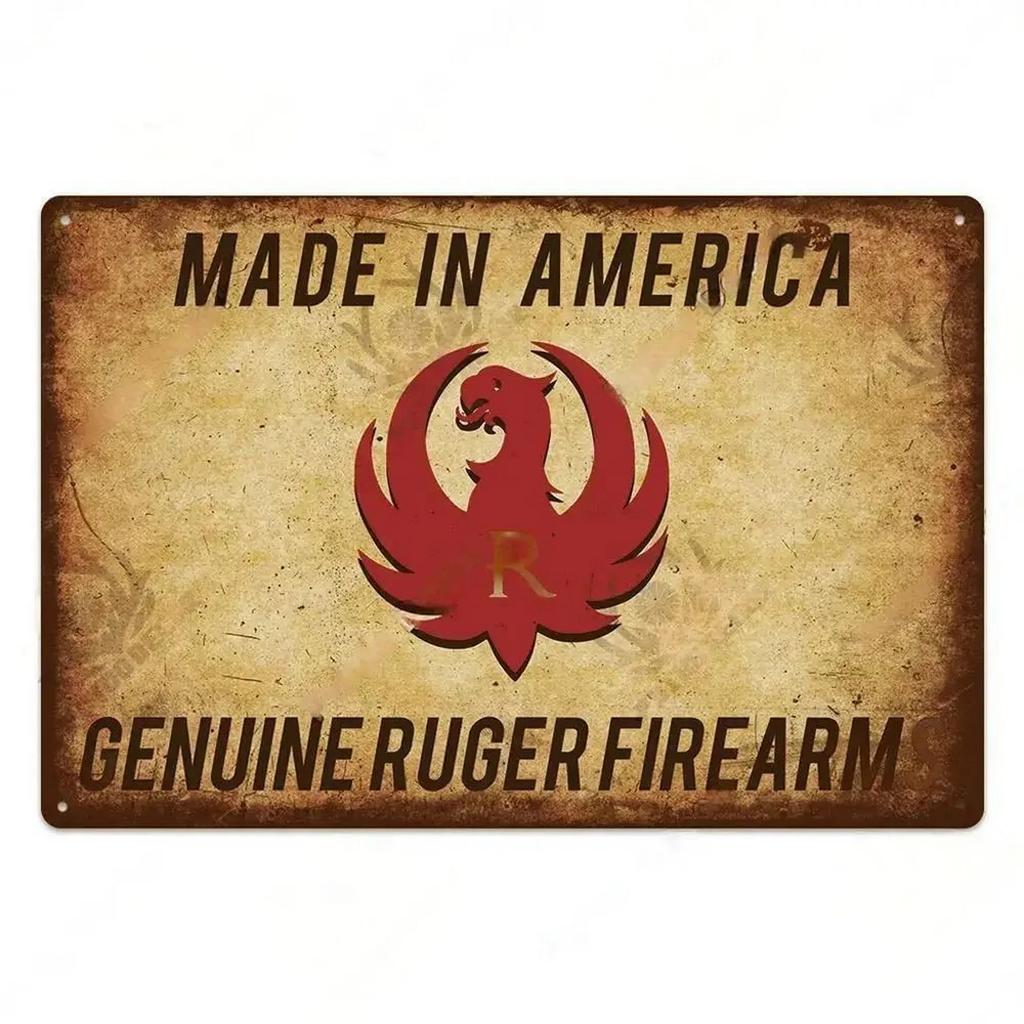 Metalowe Puszki Znaki Pistolet Stonger Beretta Wesson Colt Vintage Zabawne Sztuka Dekoracje Ścienne do Domu Jaskini Mężczyzny Garażu Kawiarni Barów Klubów
